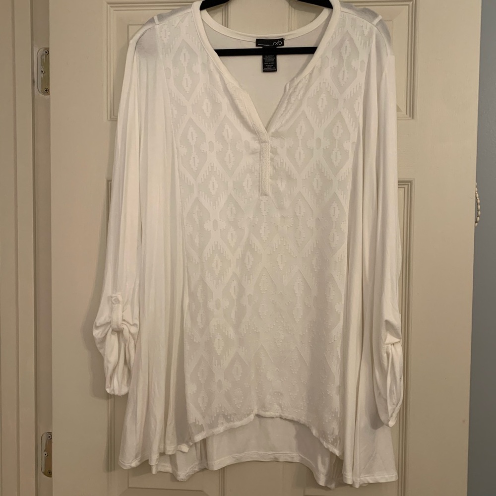 White flowy shirt XXL